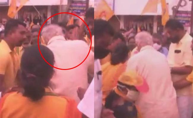 Raju caught attacking TDP woman in viral video